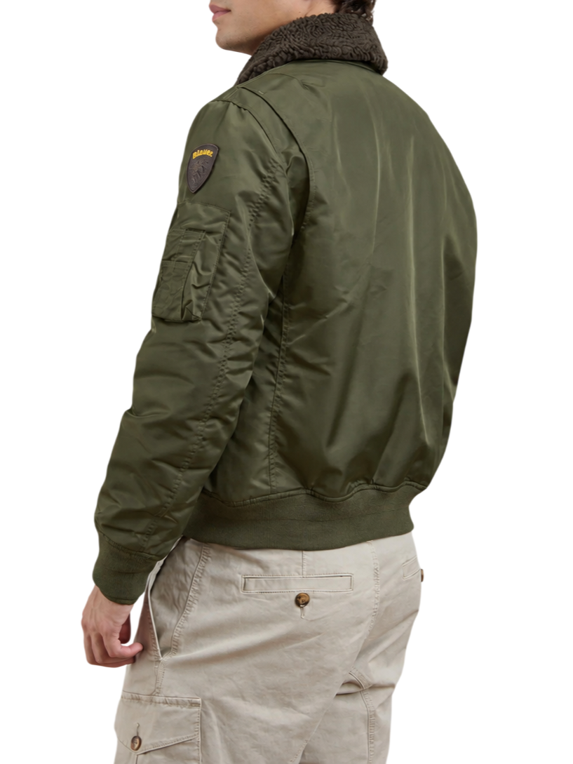 Blauer giubbino imbottito uomo Marshall verde 26WBLUC02241-007280 659 BLAUER 
