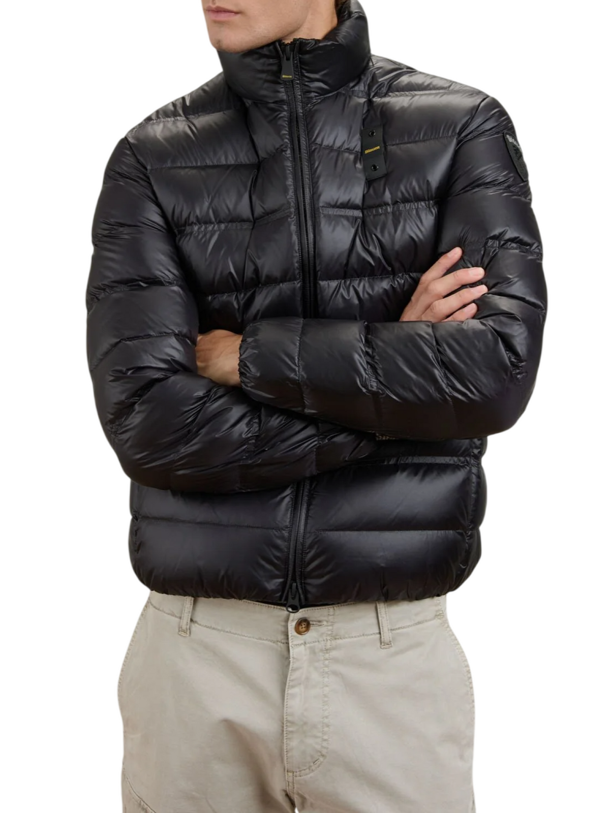 Blauer piumino uomo Belmont in nylon trapuntato nero 26WBLUC03047-006719 999 BLAUER 