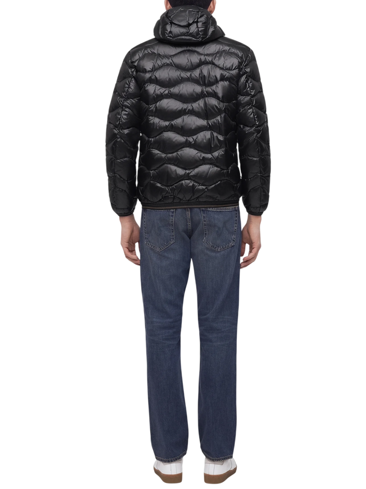 Blauer piumino uomo Wave con cappuccio nero 26WBLUC03064-006355 999 BLAUER 