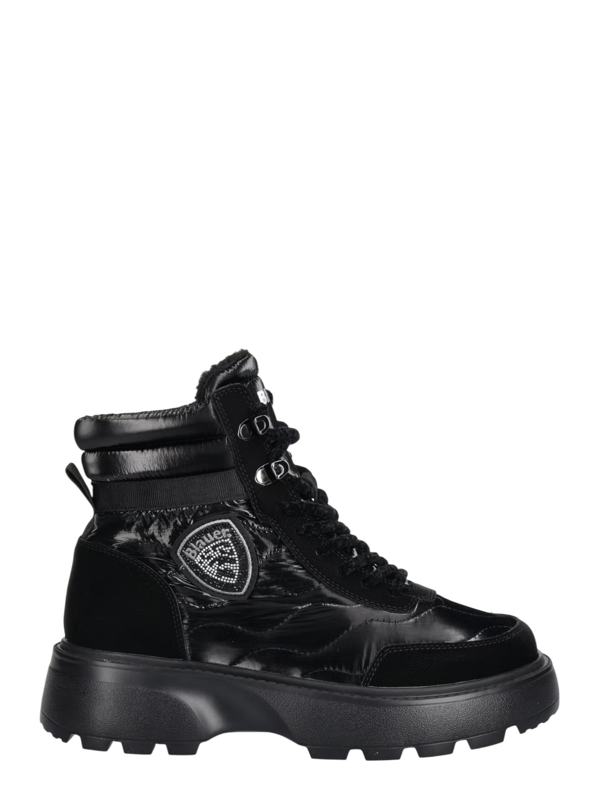 Blauer stivaletti donna Blanca in nylon ed ecopelle nero F6BLANCA03NYP BLACK BLAUER 