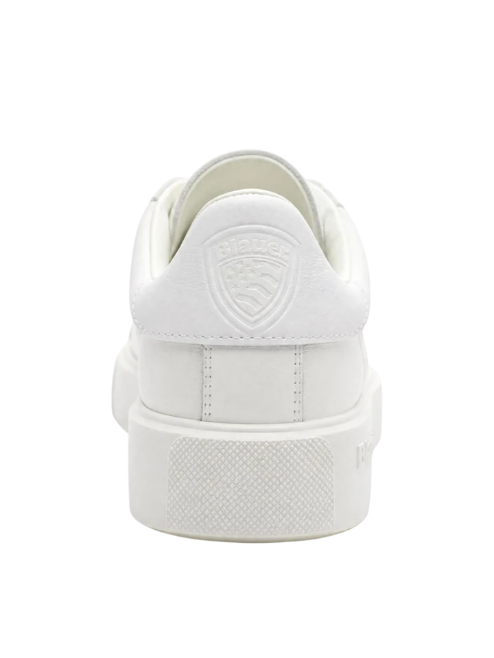 Blauer sneakers uomo Buck in pelle bianco F6BUCK14LEA WHITE BLAUER 