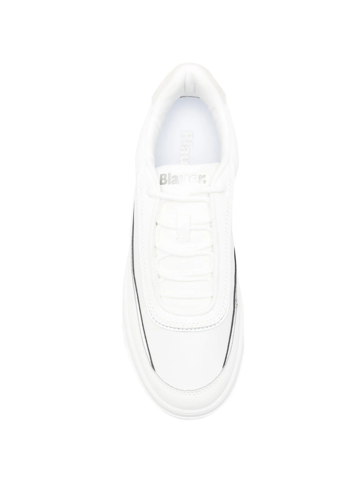 Blauer sneakers uomo Byram in pelle bianco F6BYRAM12LEA WHITE BLAUER 