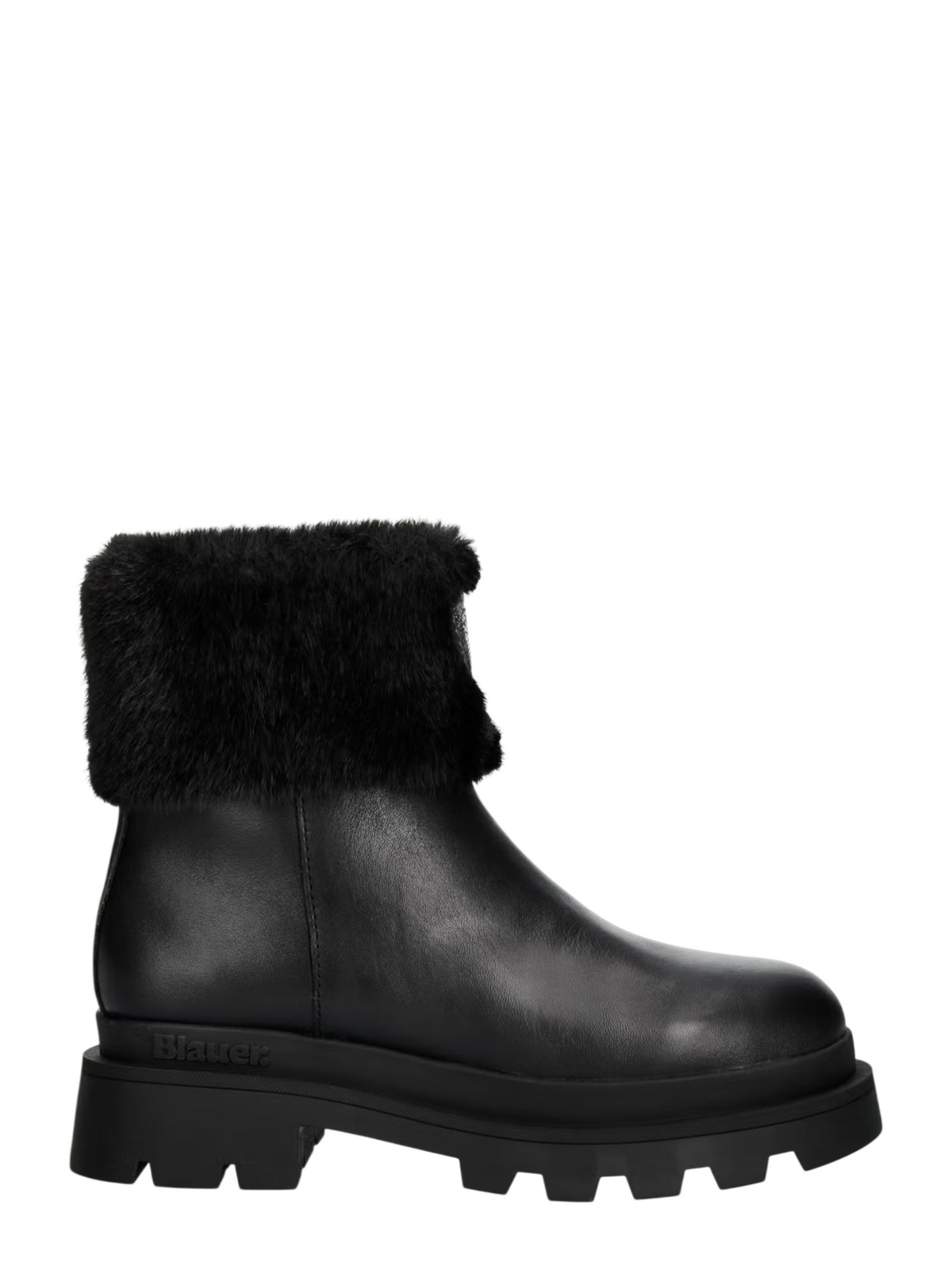 Blauer stivaletti donna Kimmel in pelle con ecopelliccia nero F6KIMMEL10NAP BLACK BLAUER 