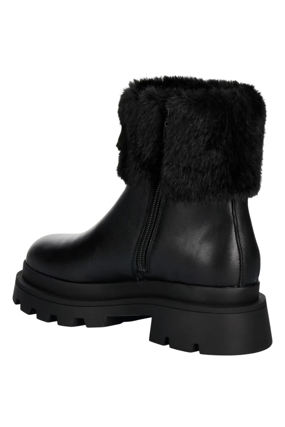 Blauer stivaletti donna Kimmel in pelle con ecopelliccia nero F6KIMMEL10NAP BLACK BLAUER 