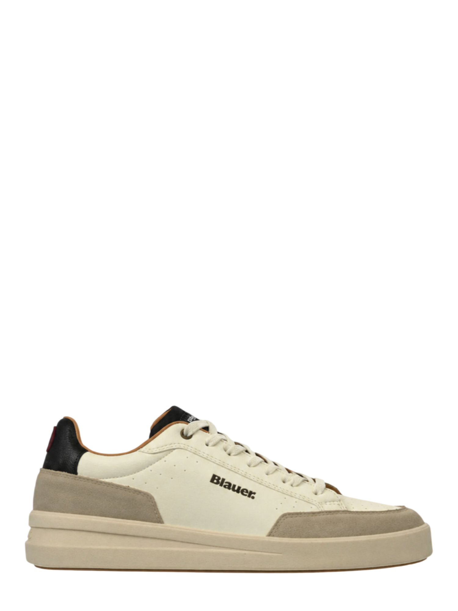 Blauer sneakers uomo Kyoto in ecopelle e suede panna F6KYOTO01SUL CREAM-BLACK BLAUER 