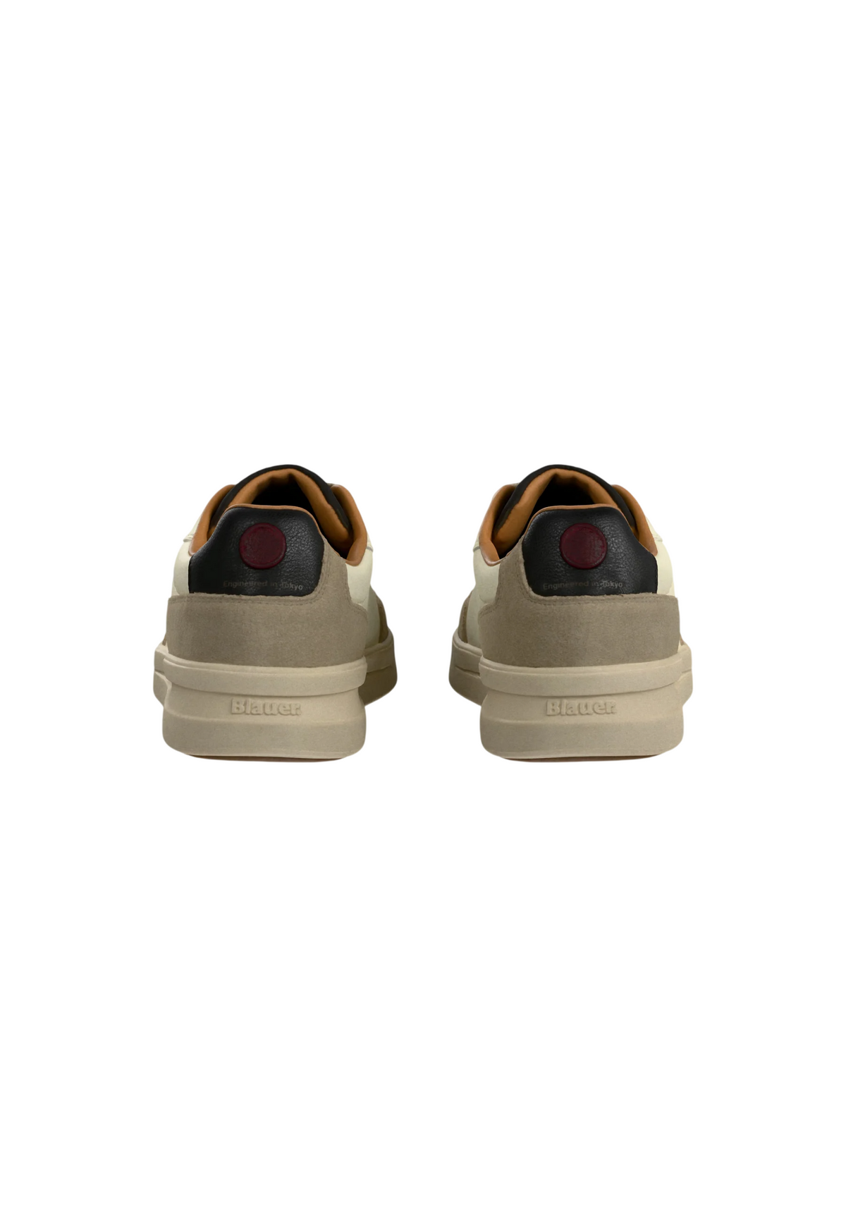 Blauer sneakers uomo Kyoto in ecopelle e suede panna F6KYOTO01SUL CREAM-BLACK BLAUER 