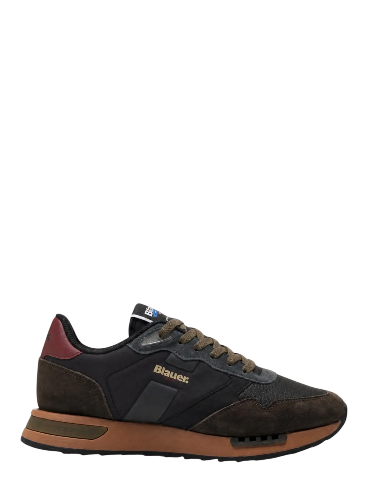 Blauer sneakers uomo Ryder colorblock nero F6RYDER01 BLACK-BROWN BLAUER 