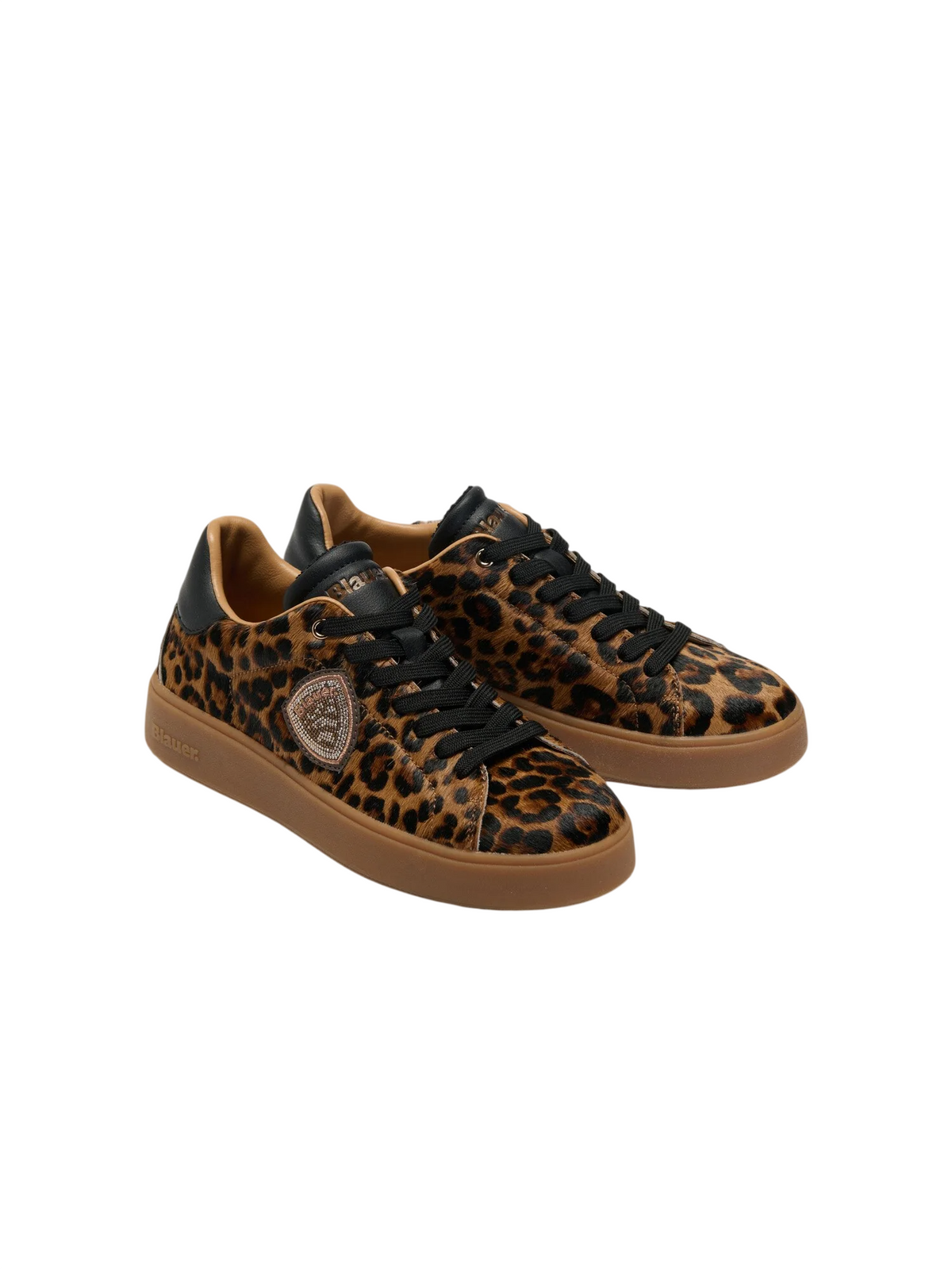 Blauer sneakers donna Victory Leo in cavallino marrone F6VICTORY01LEO LEOPARD BLAUER 
