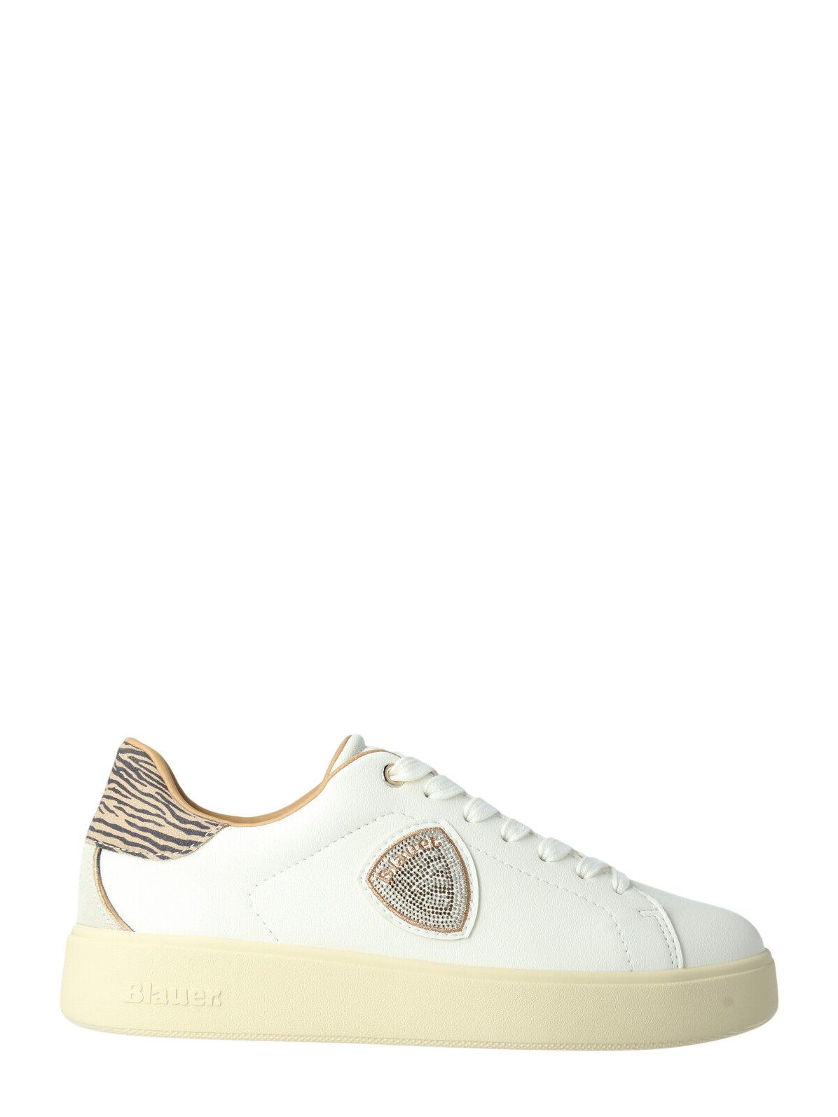 Blauer sneakers donna Victory Zebra con strass bianco F6VICTORY01ZEB CREAM ZEBRA BLAUER 