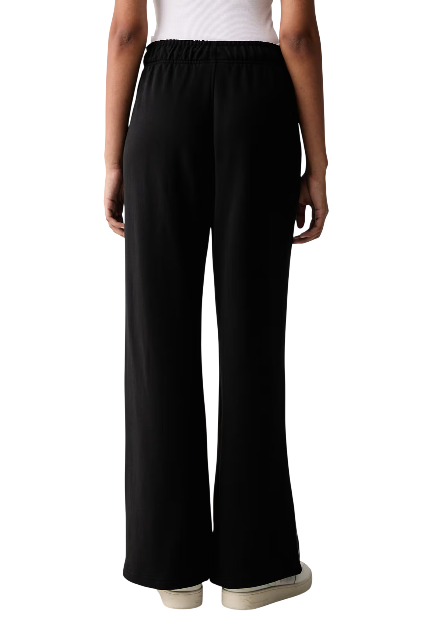 Calvin Klein Jeans pantaloni donna in felpa con ricamo logo nero LV047H258G UB1 Calvin Klein Jeans 