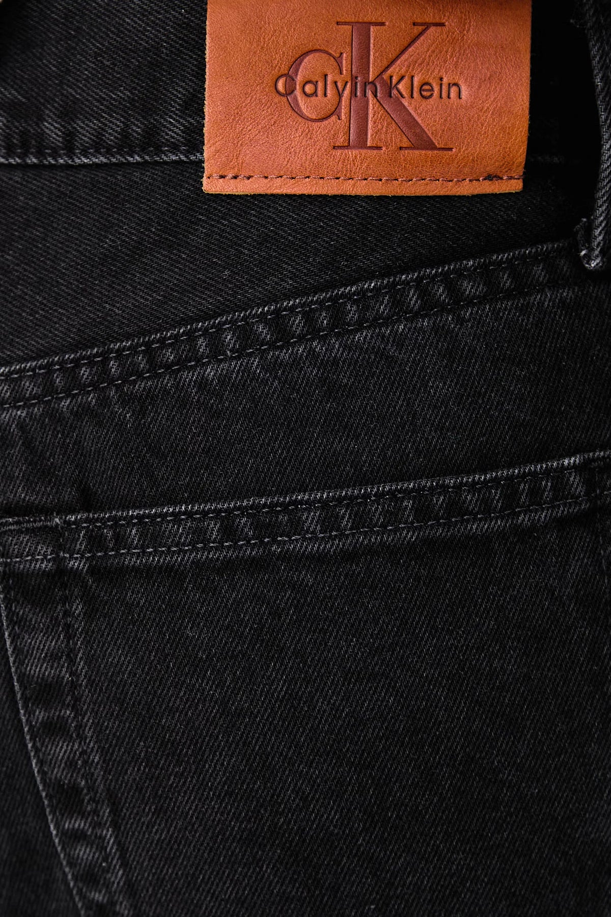 Calvin Klein Jeans jeans donna wide leg in denim nero LV047H706G 45T Calvin Klein Jeans 