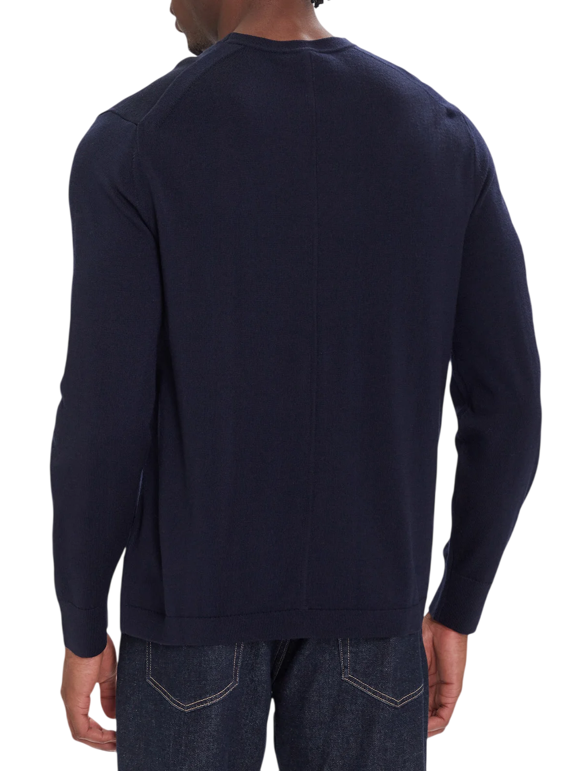 Calvin Klein maglia uomo in lana Merinos blu LV04LB305G CEF Calvin Klein 