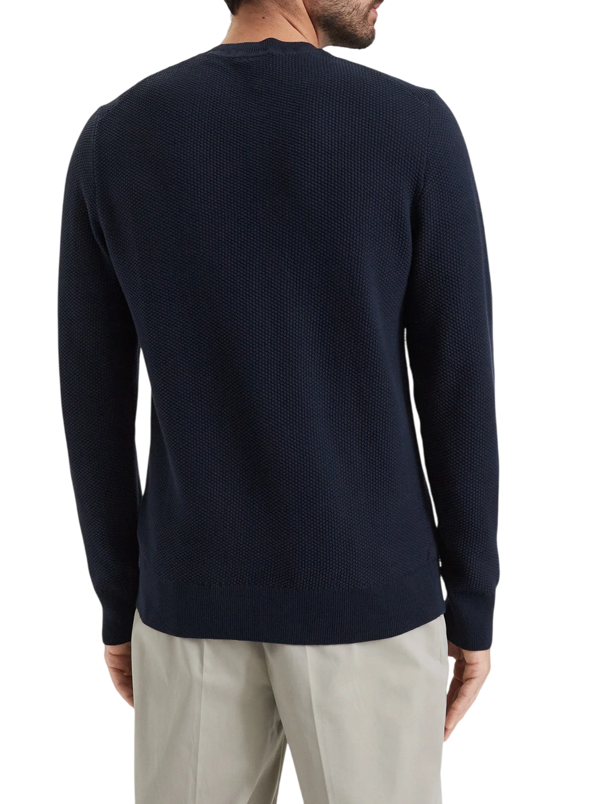 Calvin Klein maglia uomo in cotone operato blu LV04LF304G CEF Calvin Klein 