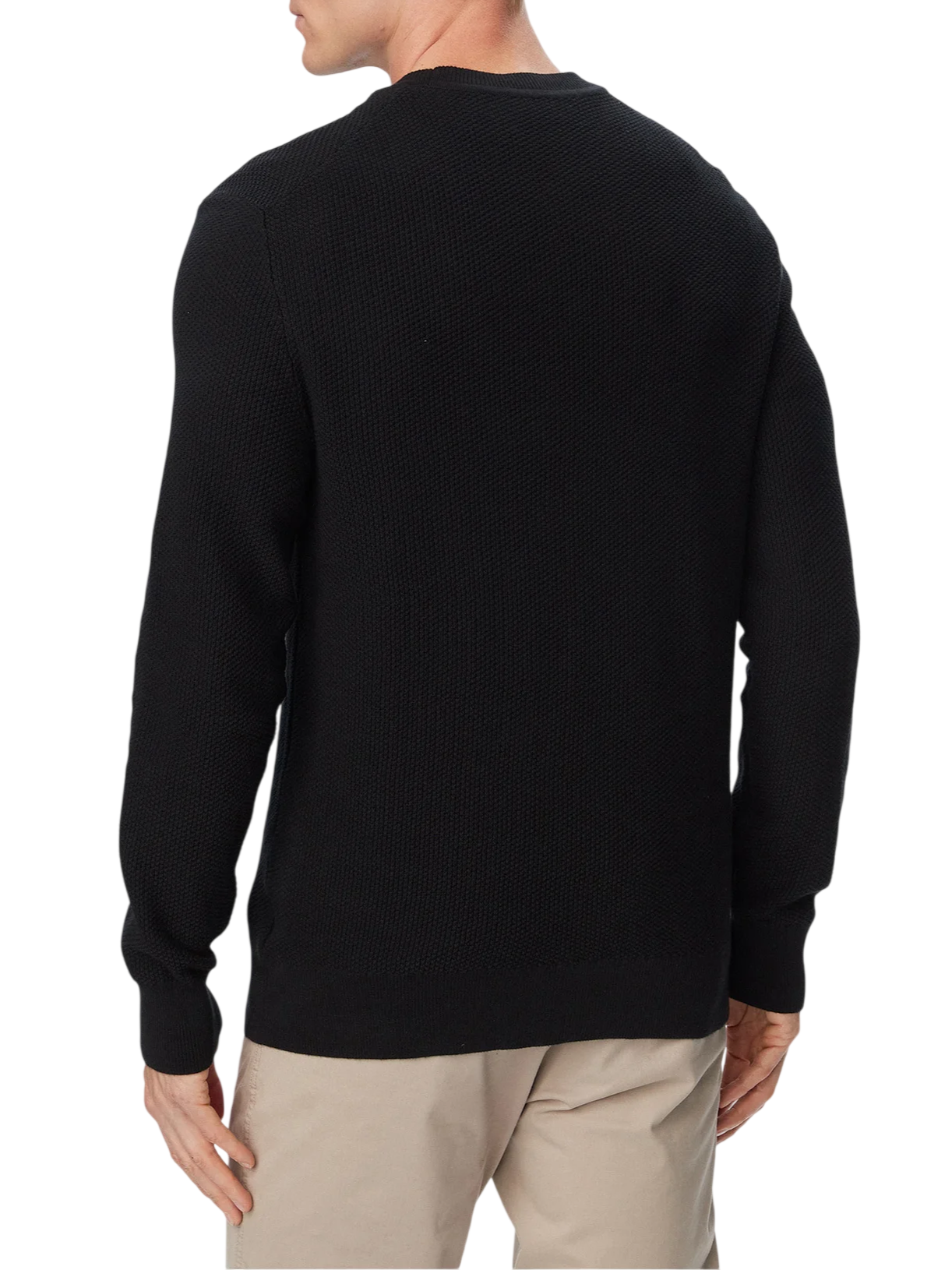 Calvin Klein maglia uomo in cotone operato nero LV04LF304G UB1 Calvin Klein 