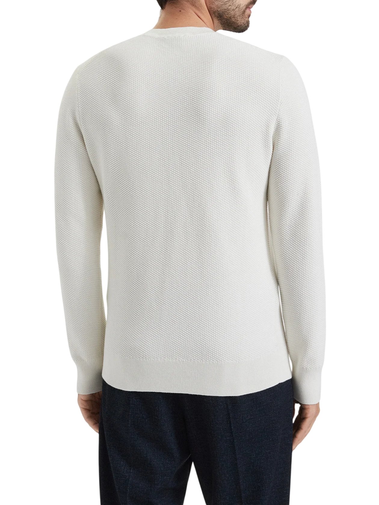 Calvin Klein maglia uomo in cotone operato panna LV04LF304G YAS Calvin Klein 