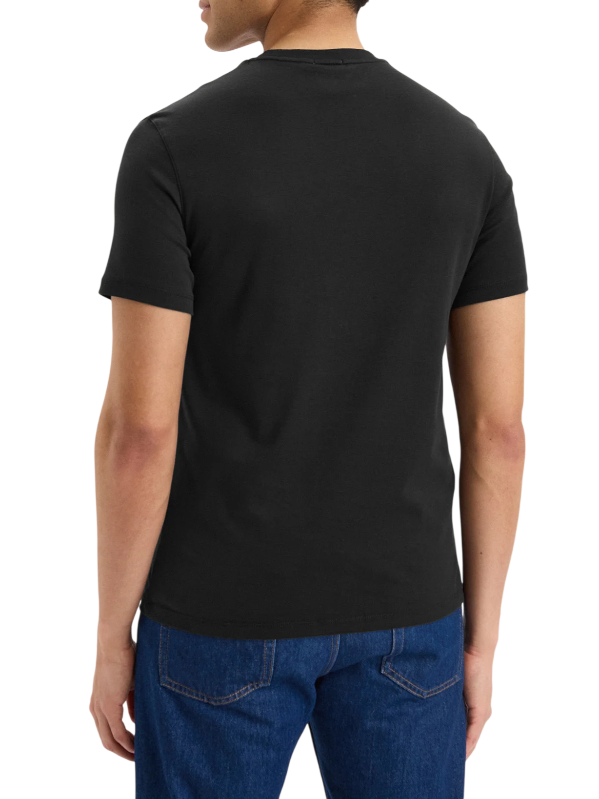 Calvin Klein T-shirt uomo manica corta in cotone nero LV04LG222G UB1 Calvin Klein 