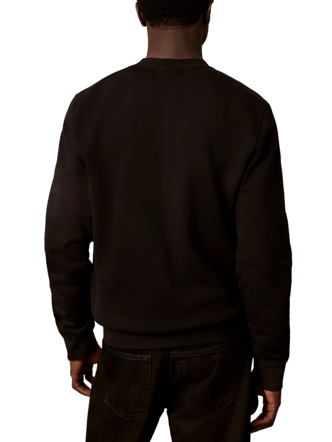 Calvin Klein felpa uomo in cotone felpato nero LV04LH226G UB1 Calvin Klein 