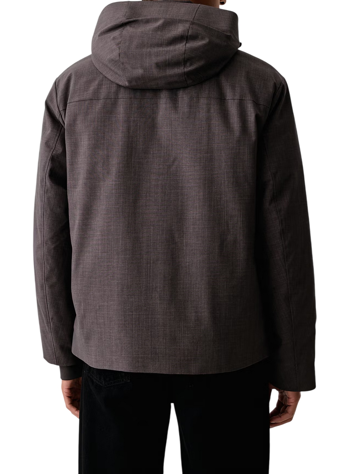 Calvin Klein piumino impermeabile uomo con cappucciogrigio melange LV04LH511G P7I Calvin Klein 