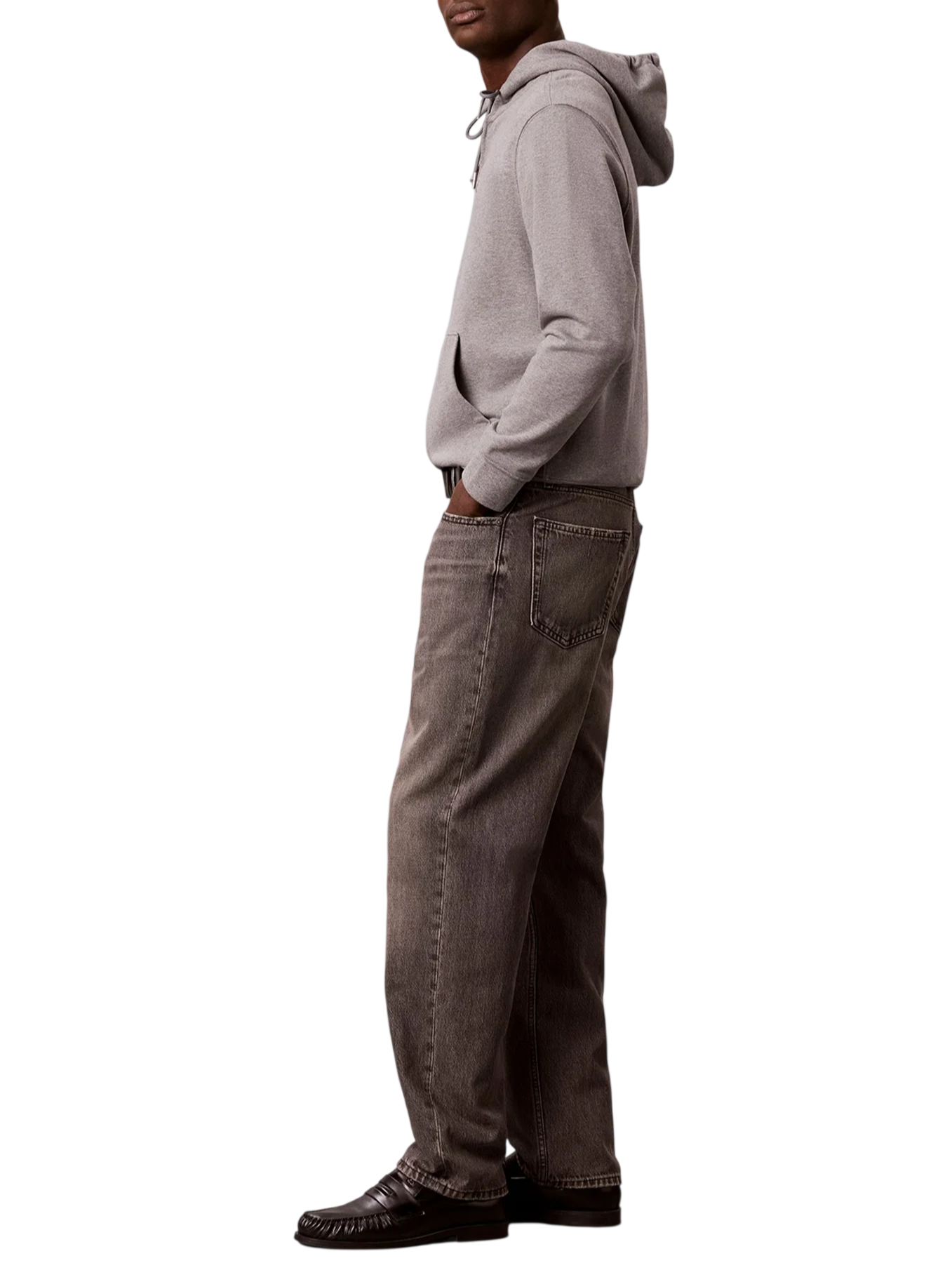 Calvin Klein Jeans jeans uomo tapered in denim grigio LV04RH740G 8HB Calvin Klein 