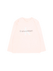 Calvin Klein Jeans T-shirt manica lunga neonata con logo rosa