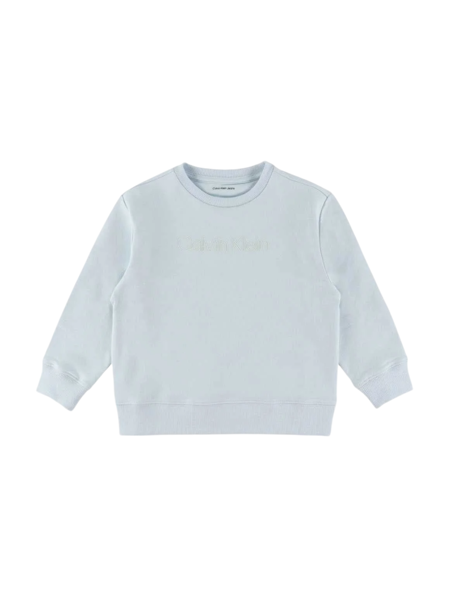 Calvin Klein Jeans felpa neonato con logo celeste LV1CKTJB52 CA0 Calvin Klein Jeans 