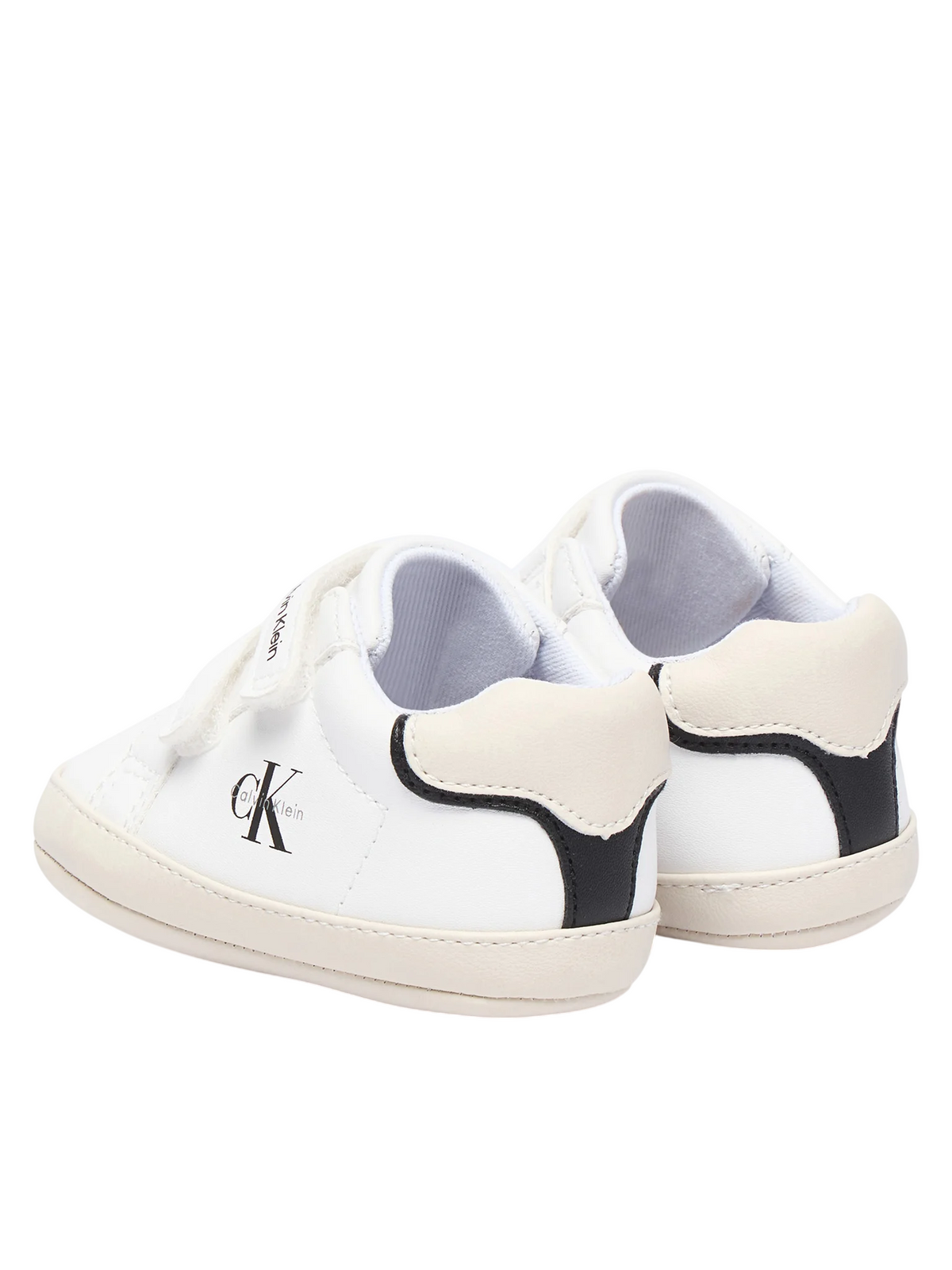 Calvin Klein scarpette da culla neonato in ecopelle bianco V0B9-83437-1582 Y631 Calvin Klein Footwear 