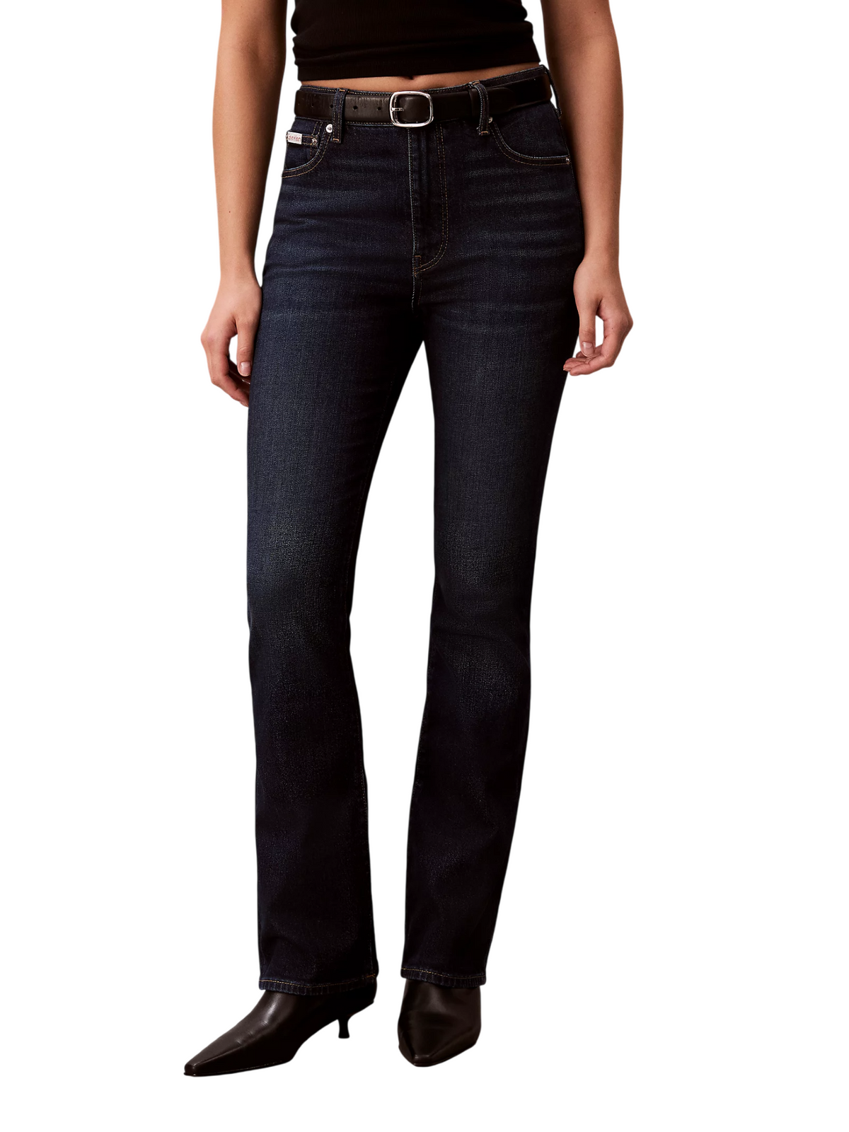 Calvin Klein Jeans jeans flare donna Skinny Boot lavaggio blu LV047H763G 45O Calvin Klein Jeans 