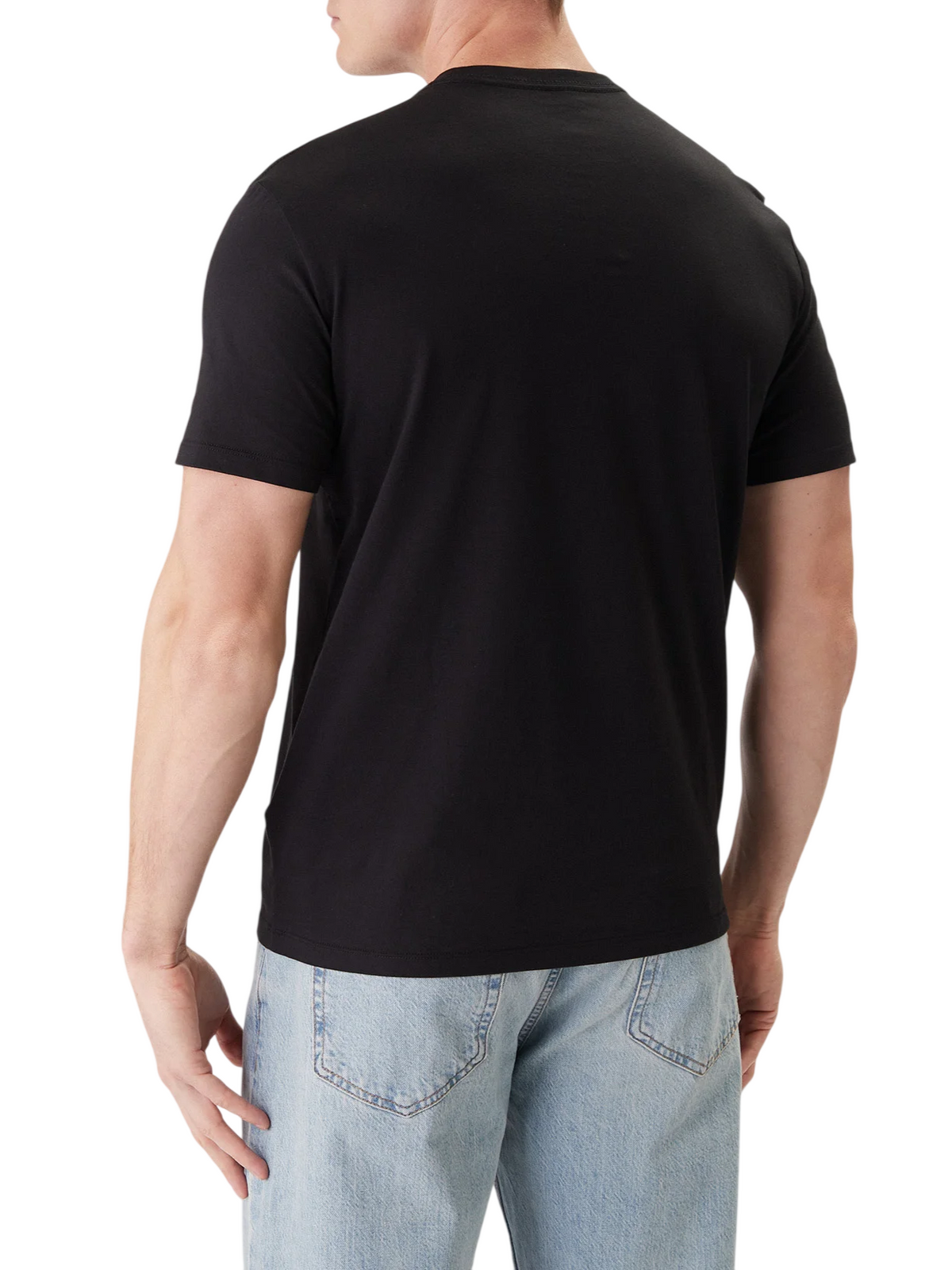 Calvin Klein Jeans T-shirt manica corta con logo uomo nero LV04RB866G UB1 Calvin Klein Jeans 