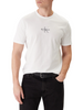 Calvin Klein Jeans T-shirt manica corta con logo uomo bianco