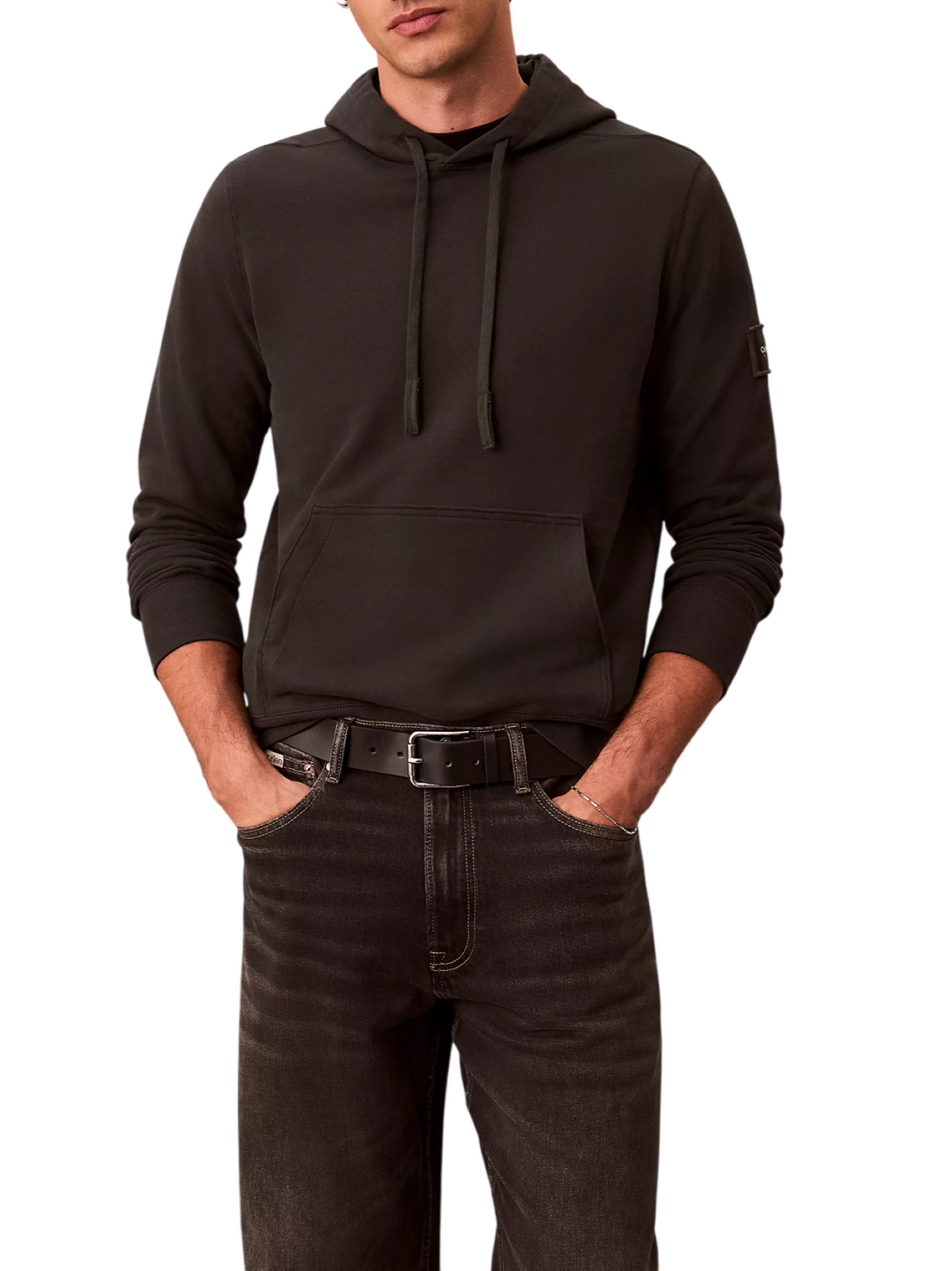 Calvin Klein felpa con cappuccio uomo antracite LV04RJ201G 8MN Calvin Klein Jeans 