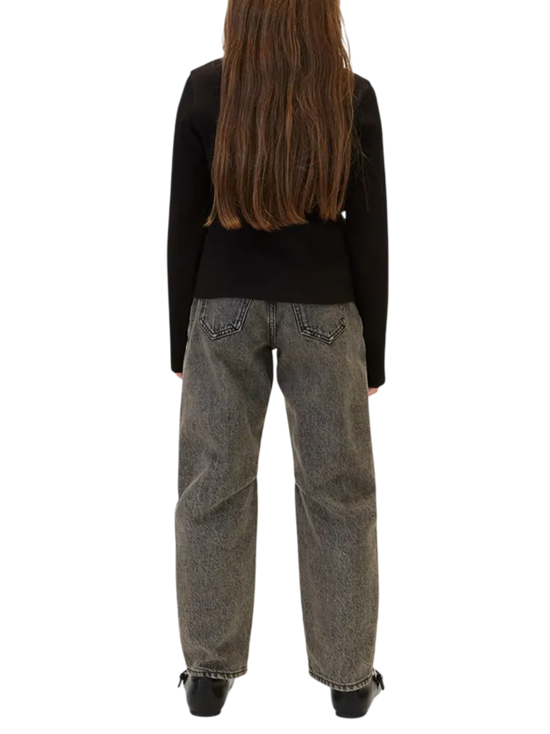 Calvin Klein Jeans T-shirt manica lunga bambina con logo nero LVCKFJB06G BEH Calvin Klein Jeans 