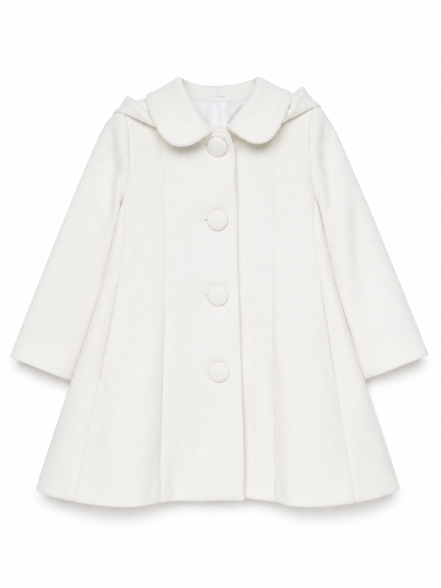 Colori Chiari cappotto elegante neonata con cappuccio panna FN118847-4729 20 COLORICHIARI 