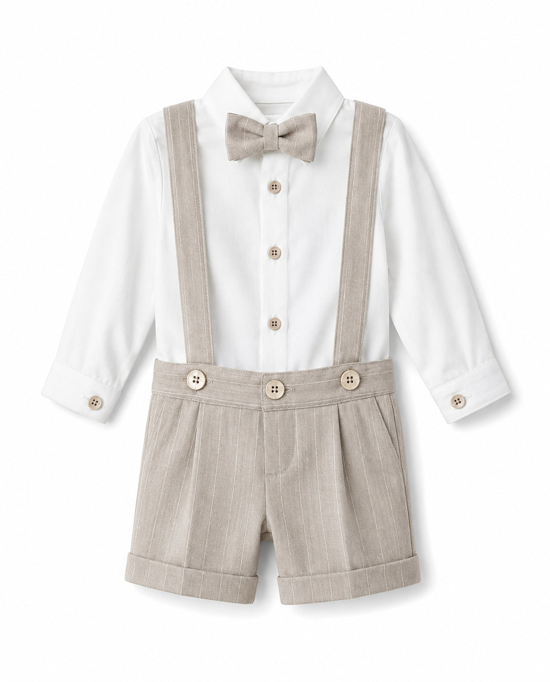 4 pz cardigan camicia papillon pantaloni gessati MN408696-5004 23 COLORICHIARI 