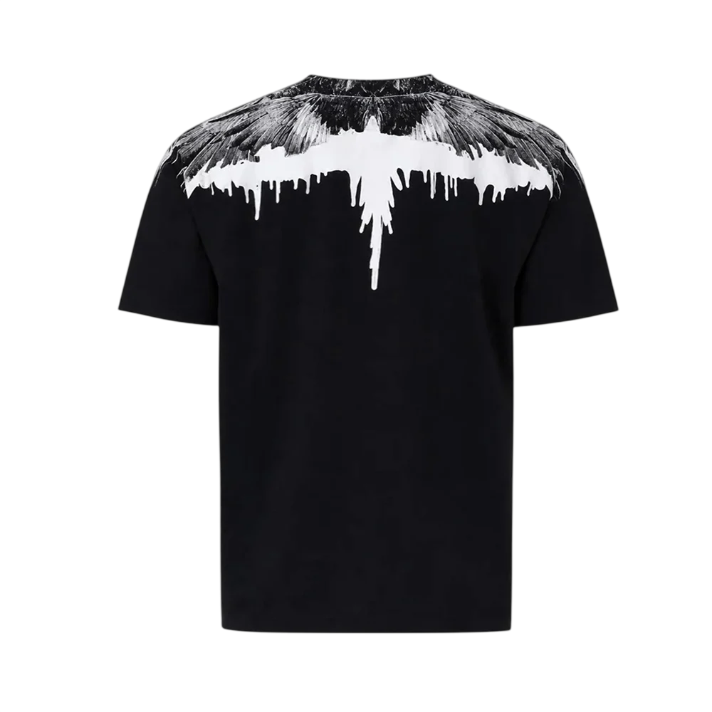 County of Milan T-shirt bambino manica corta stampa iconica nero bianco CMJBTH038 110 COUNTY OF MILAN 