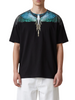 County of Milan T-shirt uomo manica corta stampa iconica nero