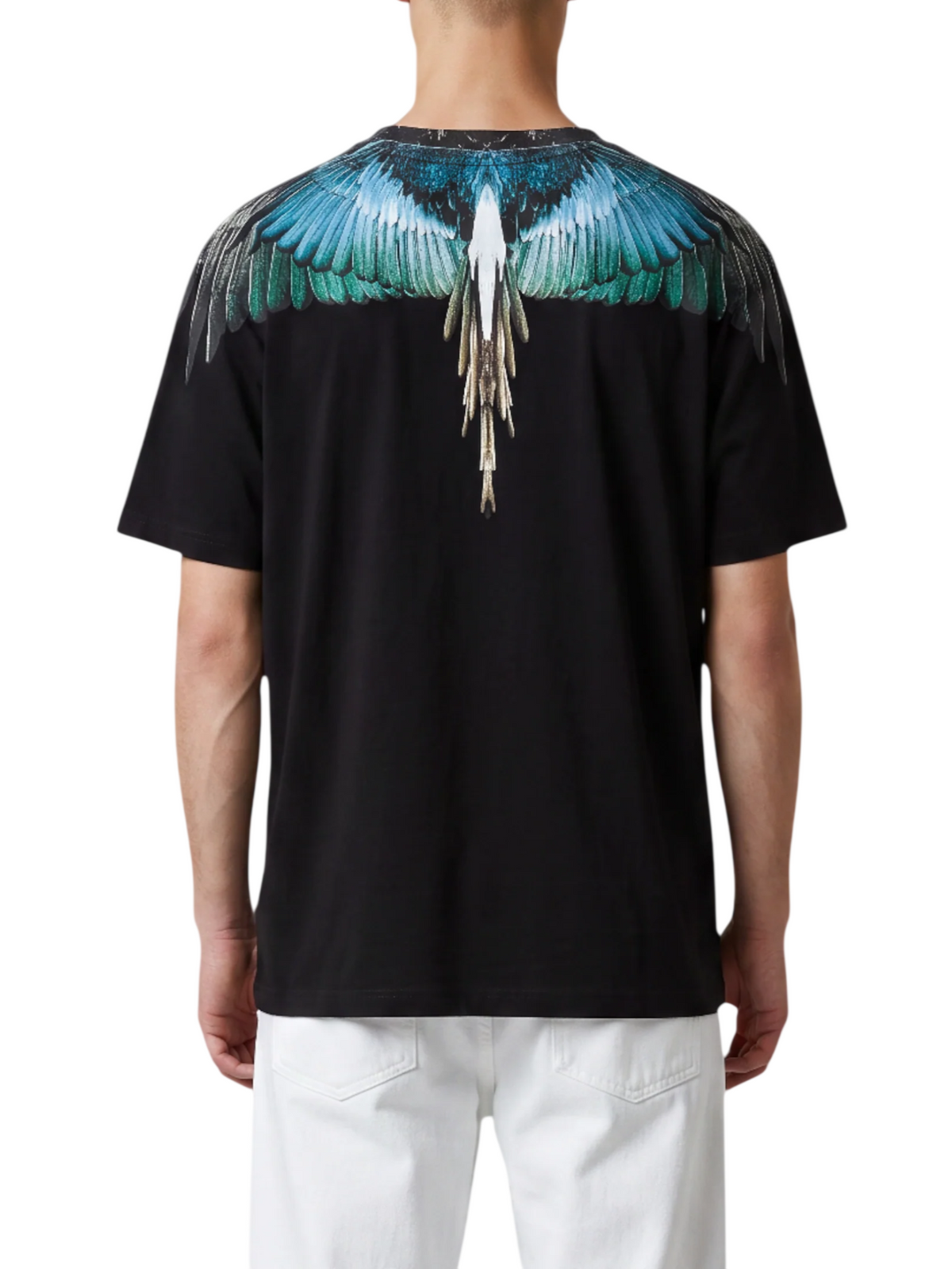 County of Milan T-shirt uomo manica corta stampa iconica nero CMMATH085 110 COUNTY OF MILAN 