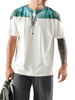 County of Milan T-shirt uomo manica corta stampa iconica panna