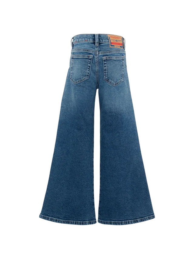 Diesel jeans a zampa bambina lavaggio blu medio J00816-KXBU3 K01 DIESEL 