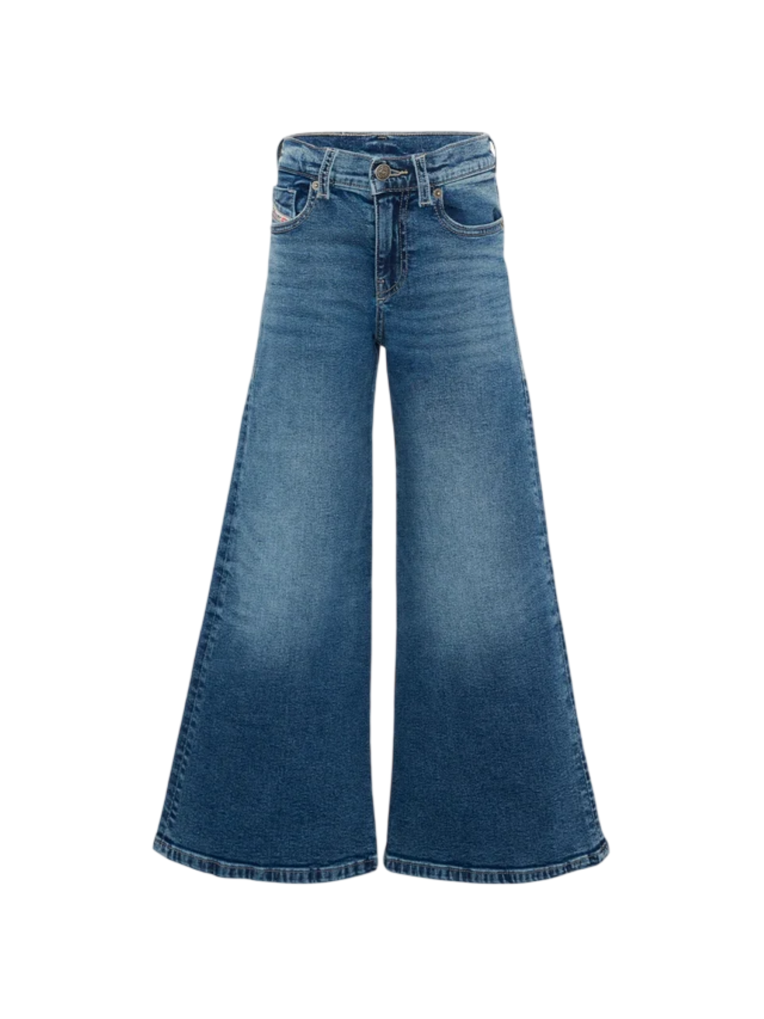 Diesel jeans a zampa bambina lavaggio blu medio J00816-KXBU3 K01 DIESEL 