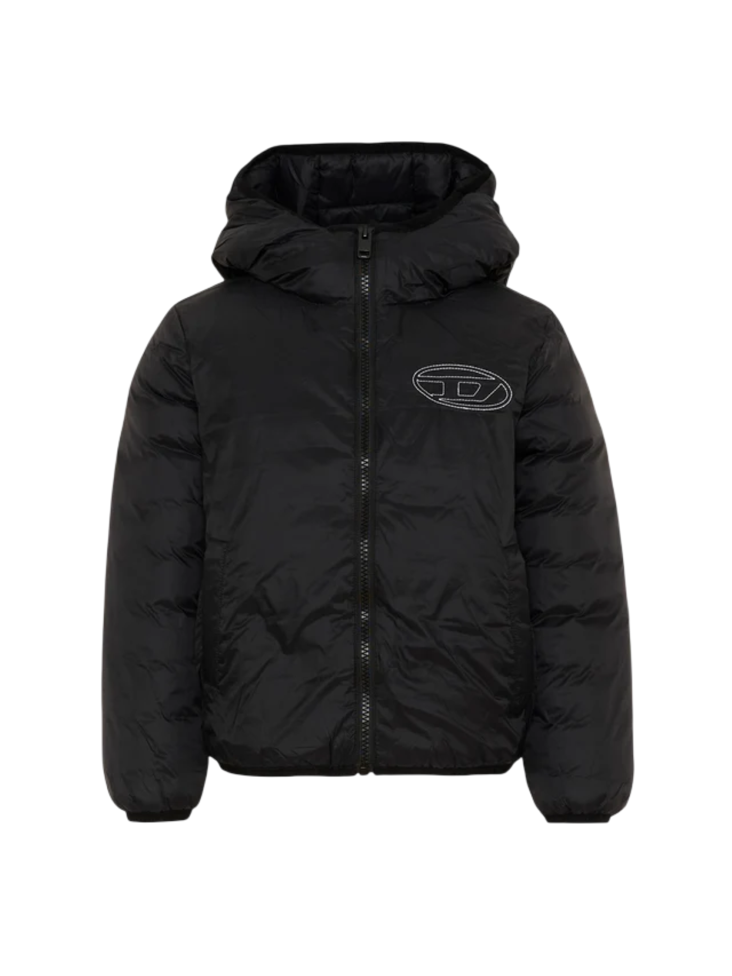 Diesel piumino unisex bambino con cappuccio nero J02884-KXBVE K900 DIESEL 