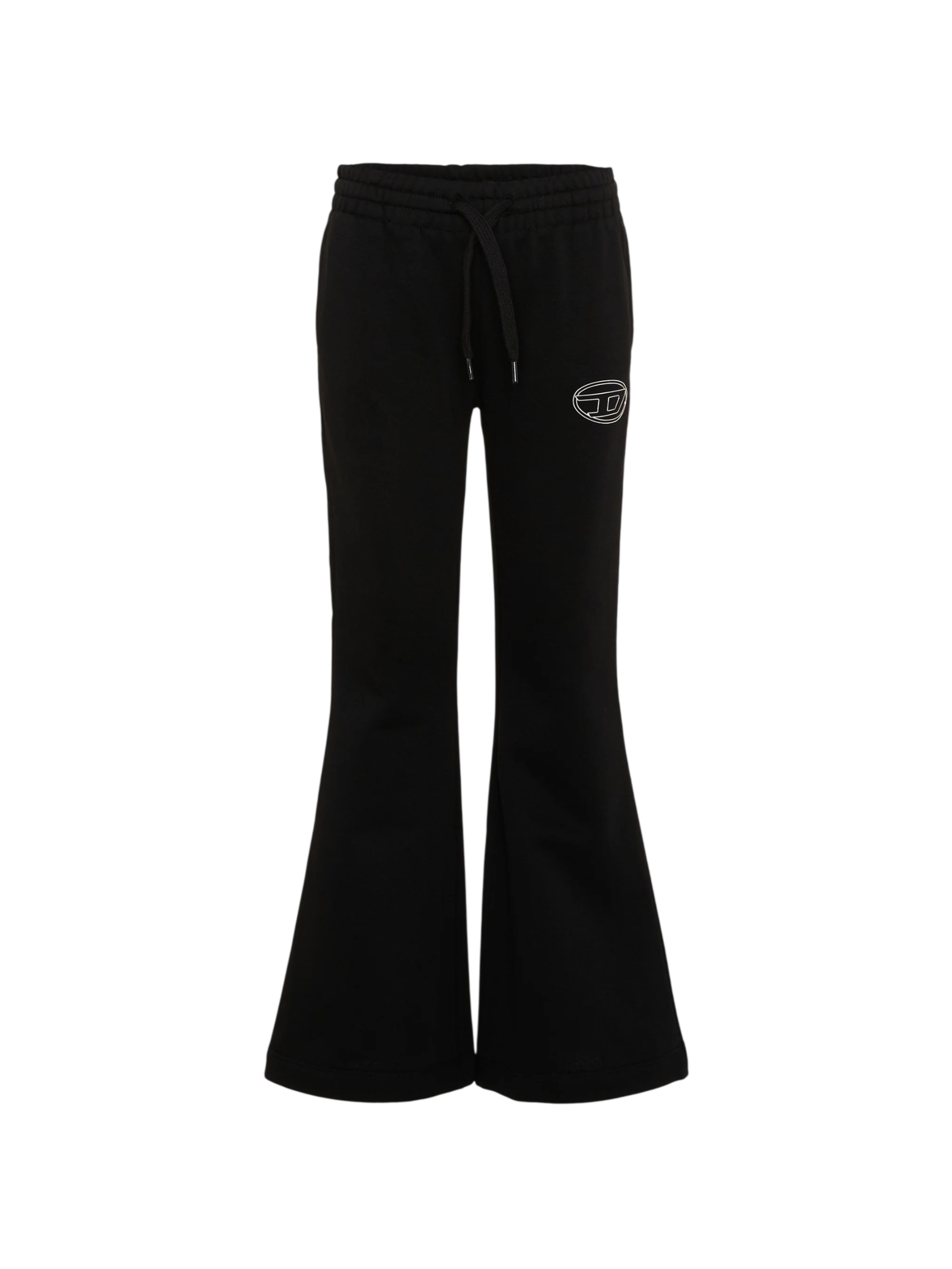 Diesel pantaloni a zampa bambina in felpa Palbirt nero J02917-KYAZ3 K900 DIESEL 