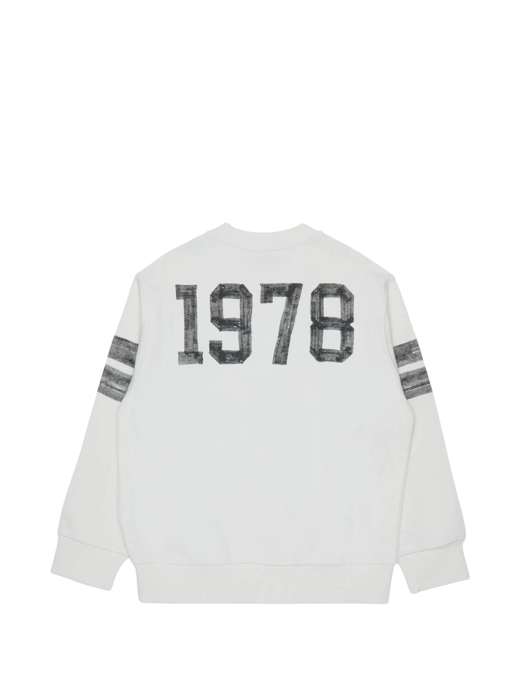 Diesel felpa bambino Sband con stampe logo panna J02988-0GEAD K141 DIESEL 