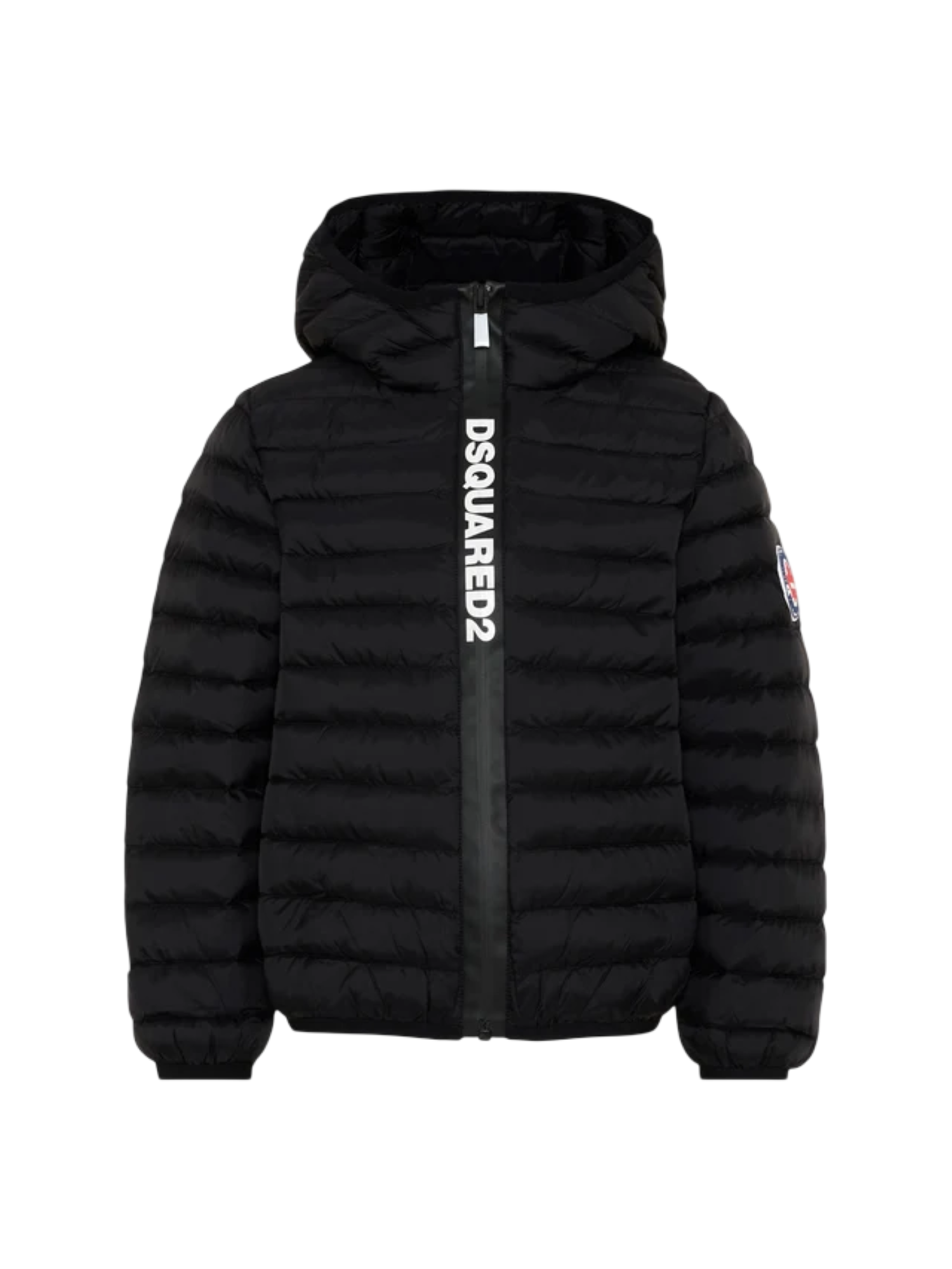 Dsquared2 giubbino imbottito trapuntato unisex con cappuccio nero DQ3232-D0ABC DQ900 DSQUARED2 
