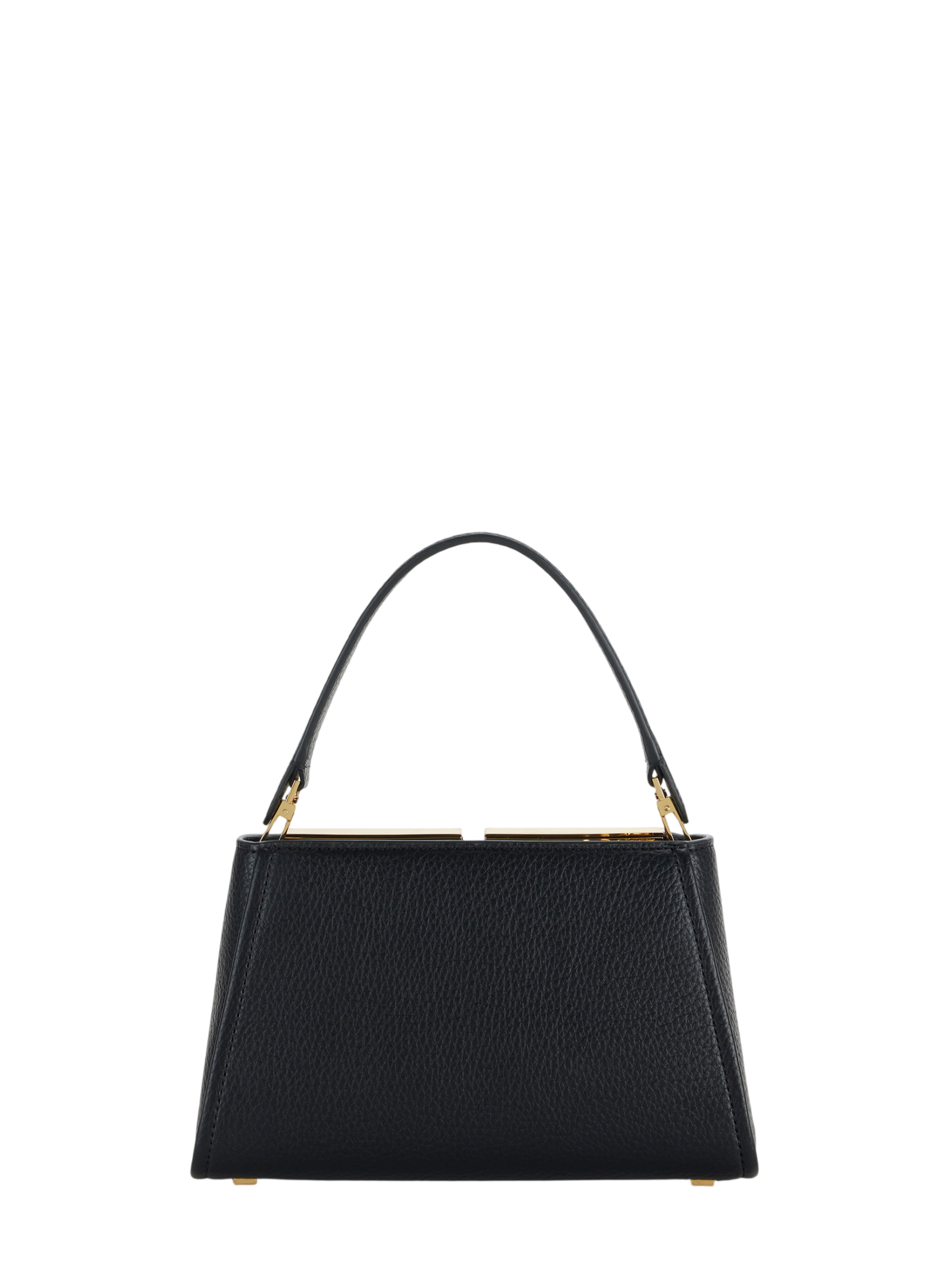 Elisabetta Franchi borsa a mano con tracolla placca logo nero BS07A66 110 ELISABETTA FRANCHI 