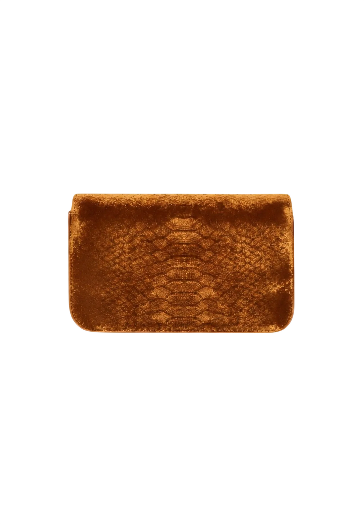 Elisabetta Franchi borsa a tracolla in velluto effetto cocco giallo ambra BS20A67 940 ELISABETTA FRANCHI 