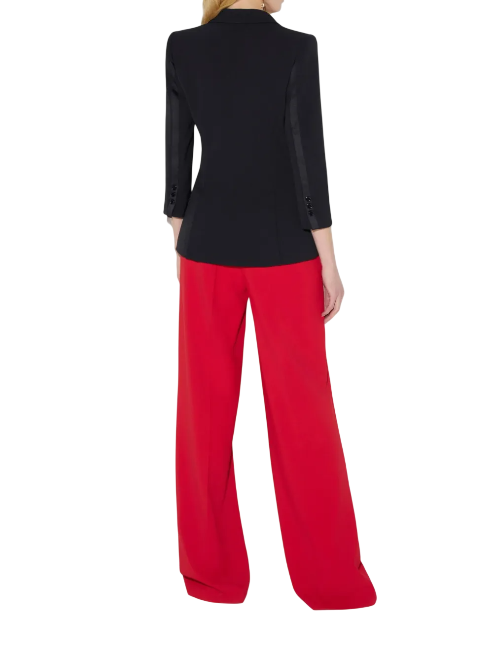 Elisabetta Franchi giacca blazer donna con dettagli logati nero GI27567 110 ELISABETTA FRANCHI 