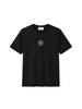 Elisabetta Franchi T-shirt donna in jersey con logo metallico nero