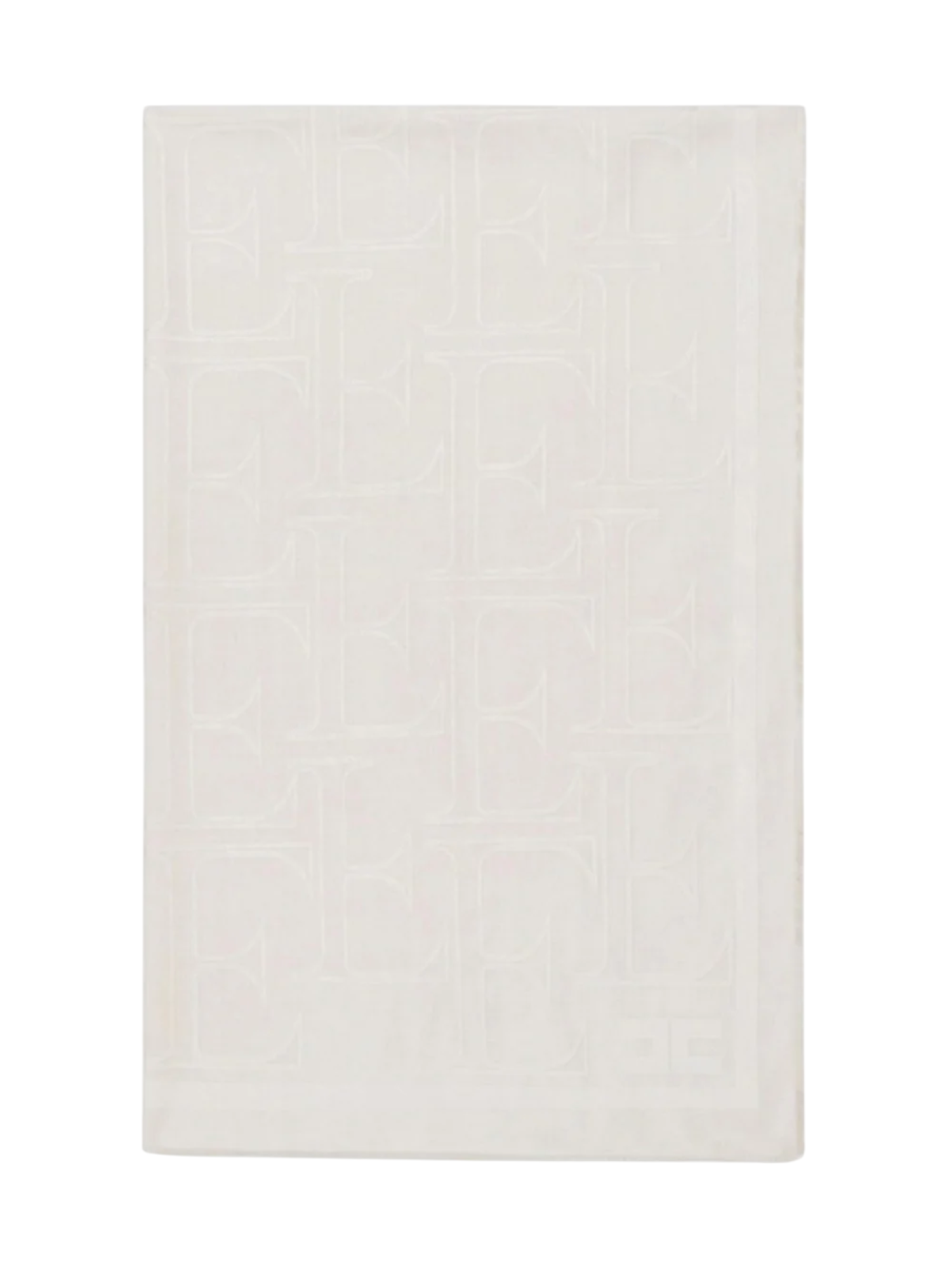 Elisabetta Franchi sciarpa in viscosa modal con trama logata avorio SC03F66 193 ELISABETTA FRANCHI 