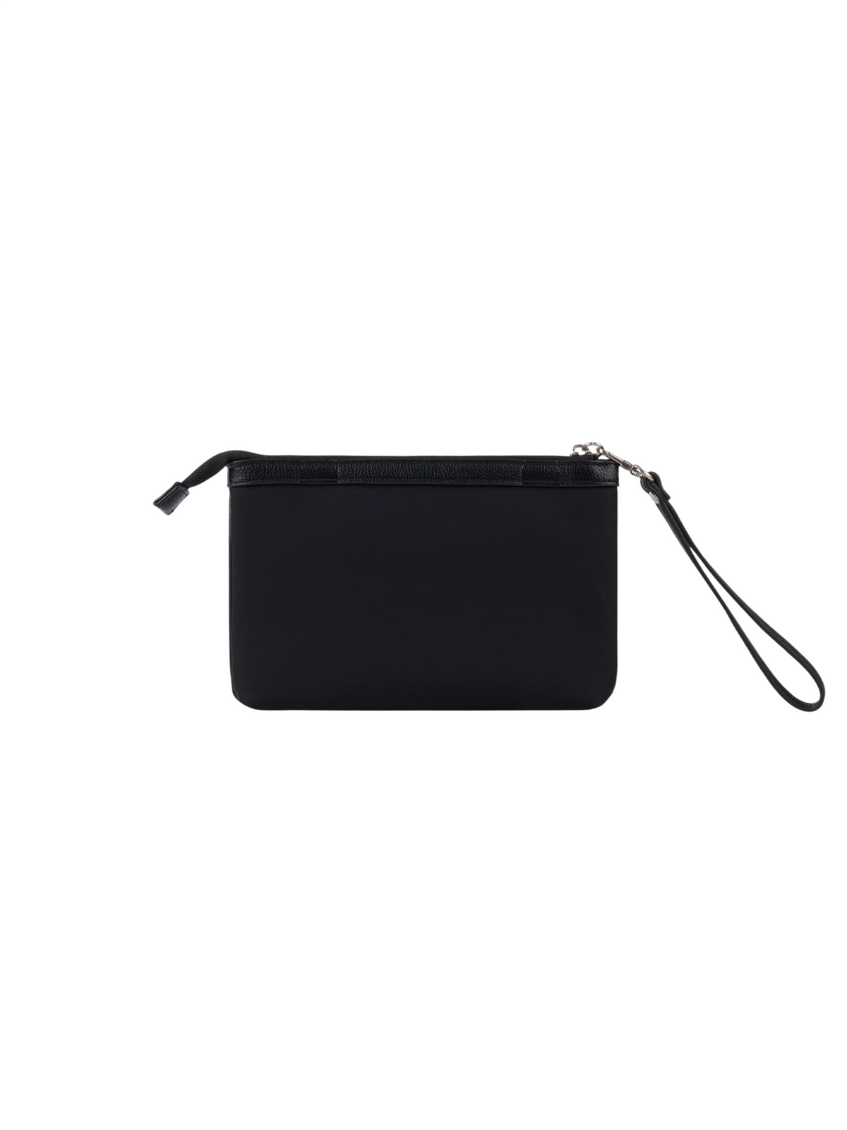 GCDS pochette bambina in nylon banda logo nero rosso C2GJQW719T353 999R GCDS 