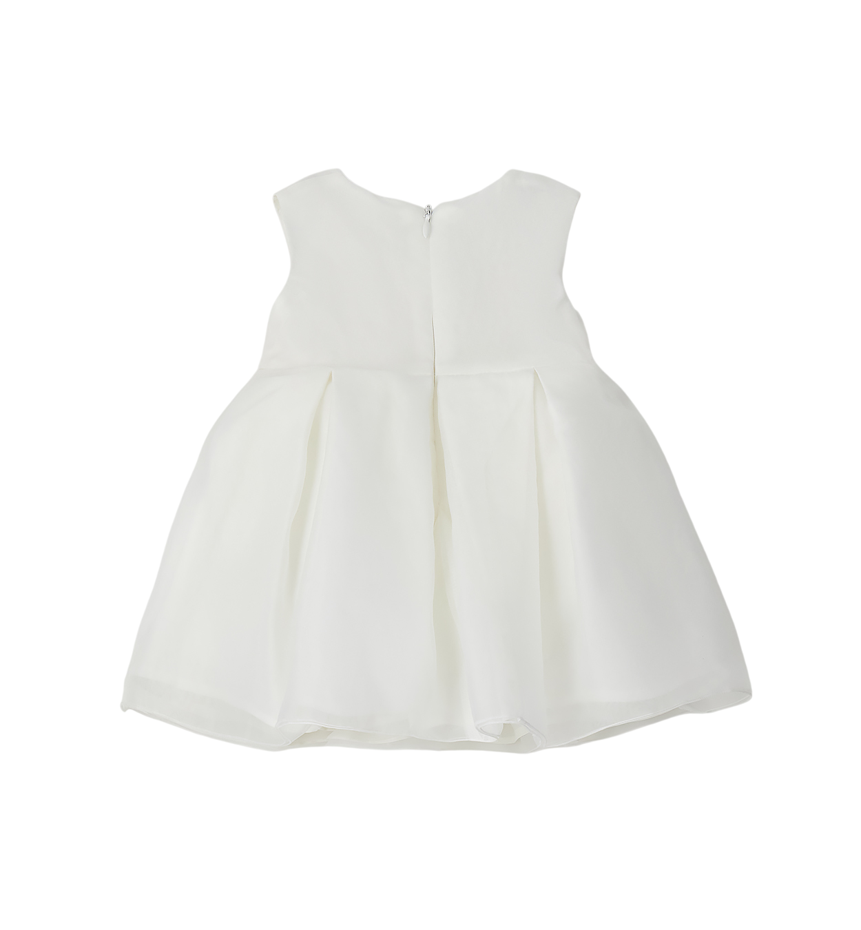 iDo abito cerimonia neonata in organza bianco 4H097 0112 iDO 